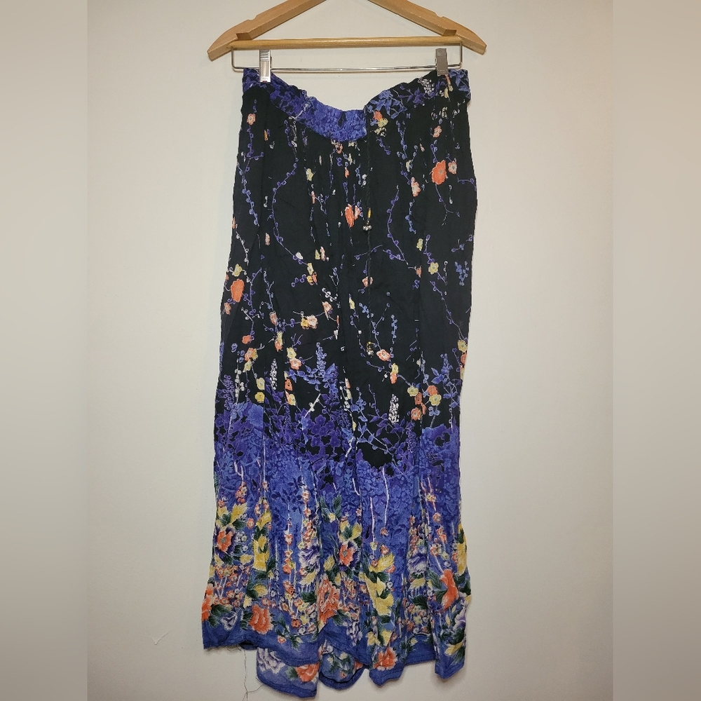 handmade Israeli skirt, 100% rayon osfm